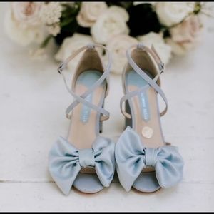 Charlotte Mills USA size 9.5 light blue heels (fits US 10)
